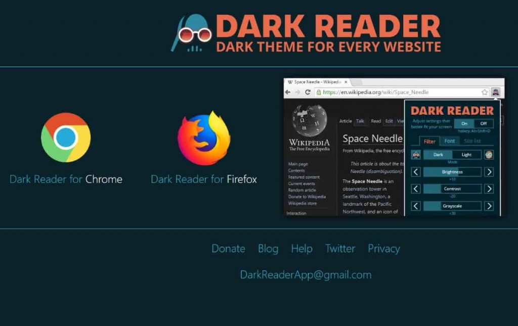 ປ່ຽນ Chrome ແລະ Firefox ເປັນ Dark mode ມັນຈຶ່ງສະບາຍຕາດ້ວຍ Dark Reader ...